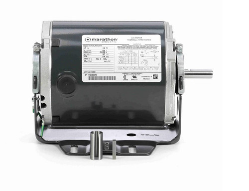 HG690 Marathon 1/4 hp (1 speed) 110/220V 50 Hz 1500 RPM ODP 56Z Frame Resilient Base  Blower Motor