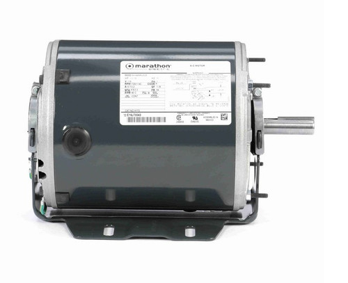 H173 Marathon 1/3 hp (2 speed) 115V 1800/1200 RPM ODP 56 Frame Resilient Base  Blower Motor