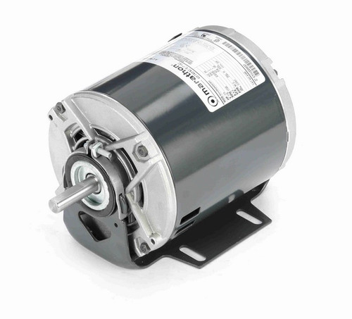 4369 Marathon 1/3 hp (1 speed) 115V 1800 RPM ODP 48 Frame Resilient Base  Blower Motor