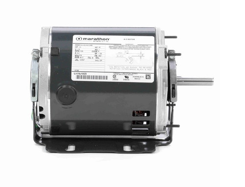 H164 Marathon 1/3 hp (1 speed) 115V 1800 RPM ODP 48Z Frame Resilient Base  Blower Motor