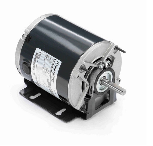 B607 Marathon 1/3 hp (1 speed) 277V 1800 RPM ODP 48Z Frame Resilient Base  Blower Motor