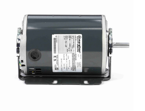 D162 Marathon 1/2 hp (1 speed) 115V 1800 RPM ODP 48 Frame Resilient Base  Blower Motor