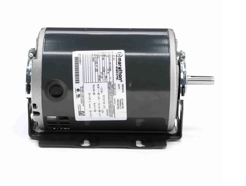 D163 Marathon 1/2 hp (1 speed) 230V 1800 RPM ODP 48Y Frame Resilient Base  Blower Motor