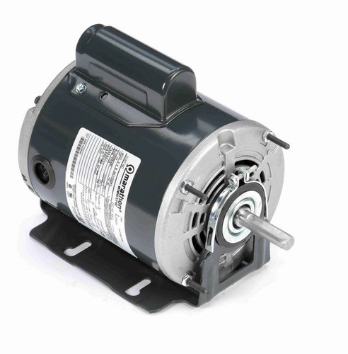 B312 Marathon 1/4 hp (1 speed) 115/208-230V 1800 RPM ODP 48Z Frame Cap Start Resilient Base Motor