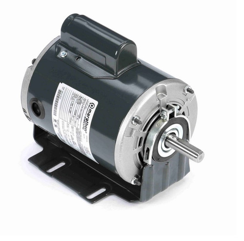 S113 Marathon 1/2 hp (1 speed) 115/230V 1800 RPM ODP 56Z Frame Cap Start Resilient Base Motor