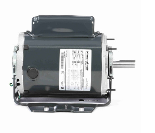 B319 Marathon 3/4 hp (1 speed) 115/208-230V 1725 RPM ODP 56 Frame Cap Start Resilient Base Motor