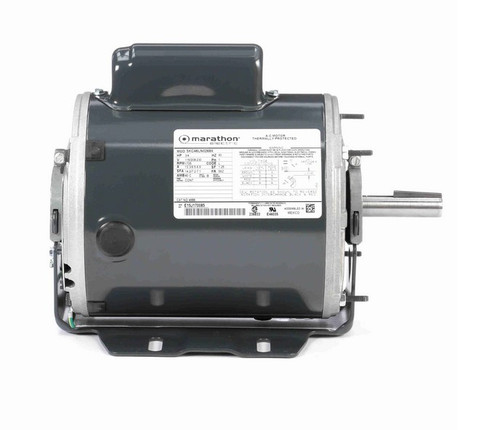 4686 Marathon 3/4 hp (1 speed) 115/208-230V 1800 RPM ODP 56Z Frame Cap