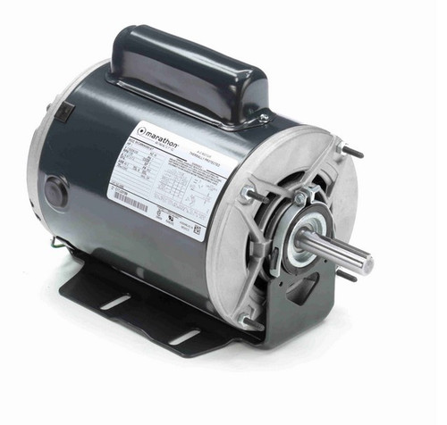 4688 Marathon 1 hp (1 speed) 115/208-230V 1800 RPM ODP 56Z Frame Cap Start Resilient Base Motor