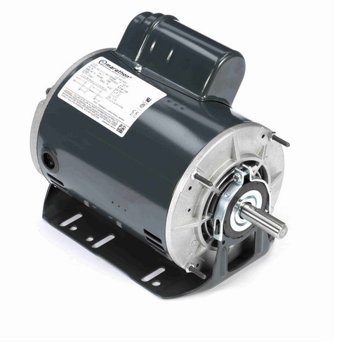 B337 Marathon 1 hp (1 speed) 277V 1800 RPM ODP 56 Frame Cap Start Resilient Base Motor