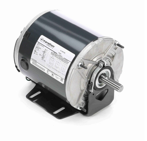 K284 Marathon 1/2 hp (1 speed) 208-230/460V 1800 RPM TEAO 56 Frame 3 Phase Resilient Base Motor