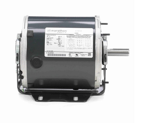 K284 Marathon 1/2 hp (1 speed) 208-230/460V 1800 RPM TEAO 56 Frame 3 Phase Resilient Base Motor