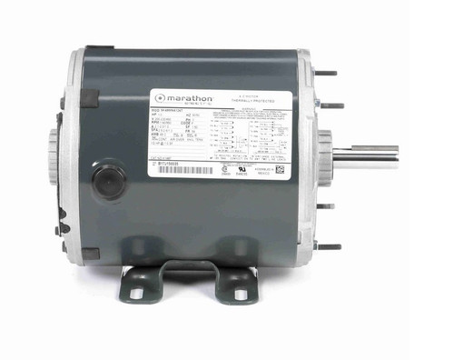 K1487 Marathon 1/3 hp (1 speed) 200-230/460V 1200 RPM TENV 56 Frame 3-Phase Rigid Base Motor