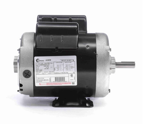 CP1152L Century Replacement 1 1/2 hp (1 speed) 115/230V 3600 RPM ODP 56 Frame Cap Start/Run Pressure Washer Motor