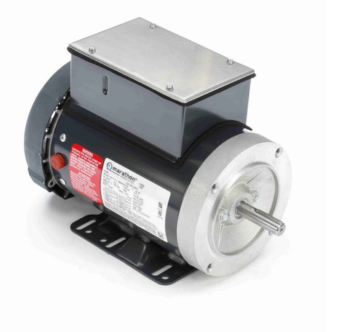 K615 Marathon 2 hp 115/230V 3600 RPM 56HC Frame TEFC  Cap Start/Run Motor