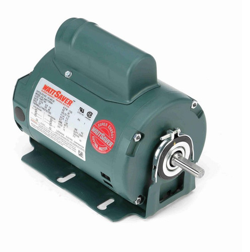101405.00 Leeson 1/3 hp 115V 1800 RPM ODP 48 Frame Cap Start/Run Resilient Base Motor