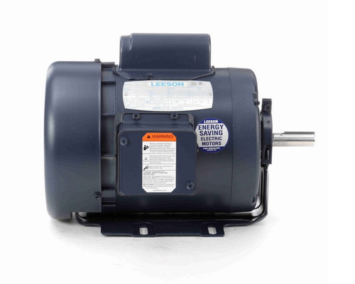 110025.00 Leeson 1/2 hp 1800 RPM 115/208-230V 56 Frame TEFC Resilient Base Motor