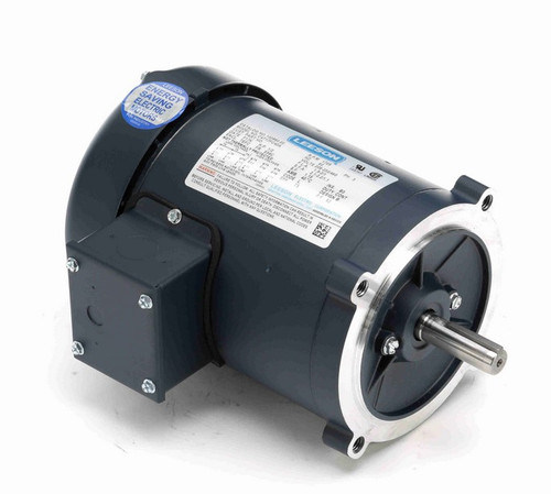 102860.00 Leeson 1/2 hp 1800 RPM 208-230/460V 56C Frame TEFC C-Face (No Base) 3-Phase Motor