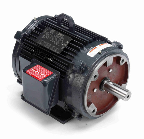 LM06125 Leeson 5 hp 230/460V 1800 RPM 213TC Frame (Rigid Base) TENV  3-Phase Inverter-Duty Motor