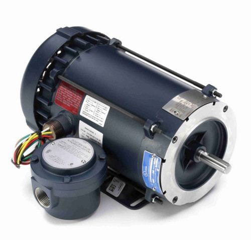 116612.00 Leeson 3/4 hp 1800 RPM 115/208-230V 56C Frame Explosion-Proof C-Face (Rigid Base) 1-Phase Motor