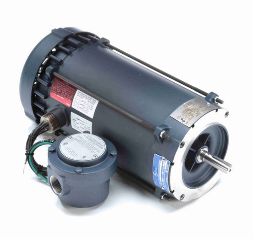 119431.00 Leeson 2  hp 3600 RPM 230/460V 56C Frame Explosion-Proof (No Base) 3-Phase TEFC Motor