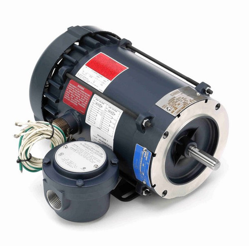 116191.00 Leeson 3/4 hp 1800 RPM 208-230/460V 56C Frame TEFC Explosion-Proof (Rigid Base) 3-Phase Motor