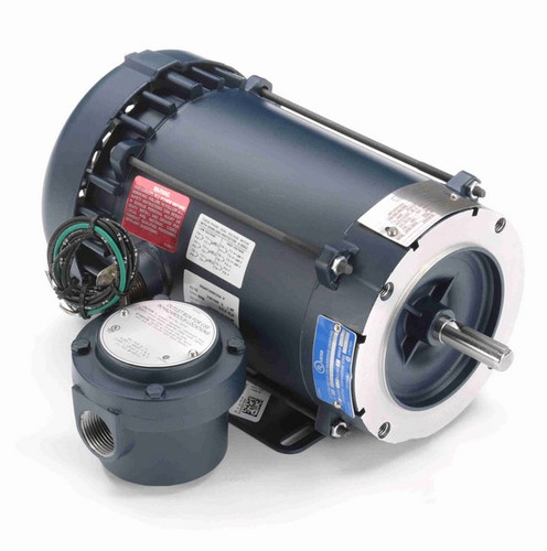 119436.00 Leeson 1 hp 3600 RPM 230/460V 56C Frame TEFC Explosion-Proof (Rigid Base) 3-Phase Motor