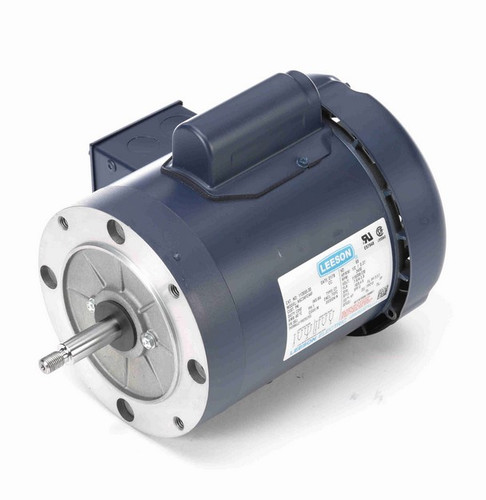 113955.00 Leeson 1/2 hp 3600 RPM 115/208-230V 56J Frame TEFC 1-Phase Jet Pump Motor