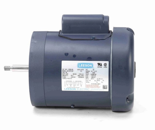 113955.00 Leeson 1/2 hp 3600 RPM 115/208-230V 56J Frame TEFC 1-Phase Jet Pump Motor