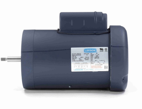 113641.00 Leeson 2 hp 3600 RPM 115/208-230V 56J Frame TEFC 1-Phase Jet Pump Motor