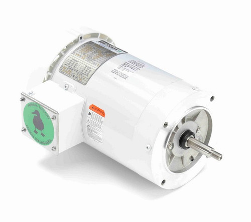 119460.00 Leeson 2 hp 3600 RPM 208-230/460V 56J Frame (No Base) TEFC 3-Phase Wash-Down Jet Pump Motor