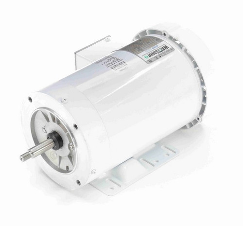 119463.00 Leeson 3 hp 3600 RPM 208-230/460V 56J Frame (Rigid Base) TEFC 3-Phase Wash-Down Jet Pump Motor