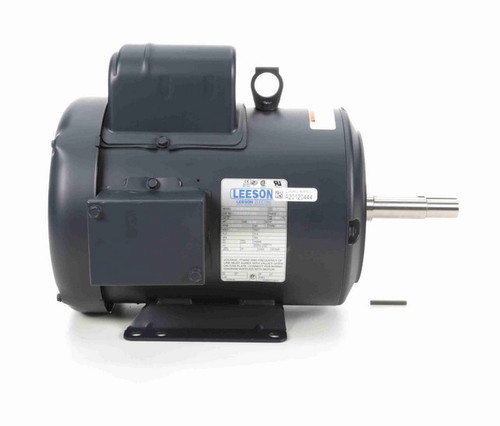132457.00 Leeson 3 hp 3600 RPM 220V 182JM Frame (Rigid Base) TEFC 1-Phase Close-Coupled Pump Motor
