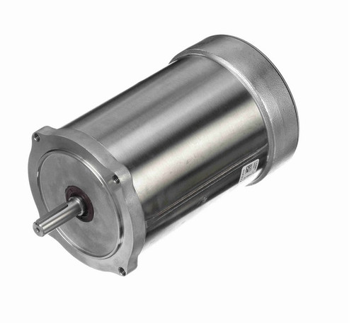 103389.00 Leeson 1/2 hp 1800 RPM 208-230/460V 56C Frame (No Base) TENV 3-Phase Premium-Stainless Wash-Down Motor
