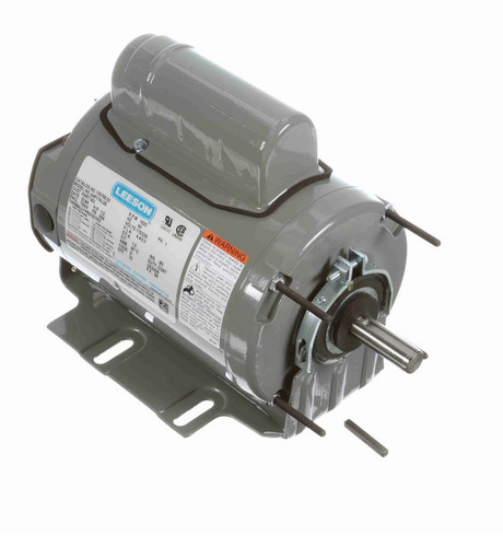 100768.00 Leeson 1/2 hp 1800 RPM 115/230V 56 Frame (Resilient Base) TENV 1-Phase Farm Fan Motor