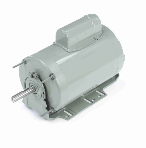 111322.00 Leeson 3/4 hp 1200 RPM 115/230V 56HZ Frame (Resilient Base) TEAO 1-Phase Farm Fan Motor