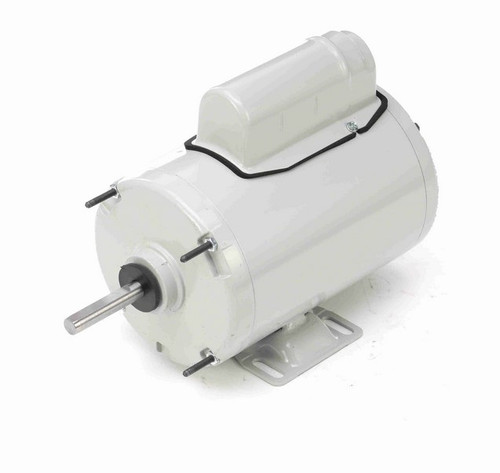 A099946.00 Leeson 1/2 hp 1200 RPM 115/230V 48Z Frame (Rigid Base) TEAO 1-Phase Farm Fan Motor