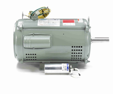 141084.00 Leeson 10 hp 3600 RPM 230V 215TZ Frame (Rigid Base) DPAO 1-Phase Crop Dryer Motor