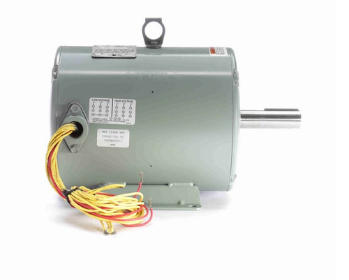 132393.00 Leeson 5 hp 3600 RPM 208-230/460V 184TZ Frame (Rigid Base) TEAO 3-Phase Crop Dryer Motor