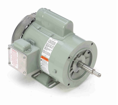 119448.00 Leeson 1 hp 3600 RPM 115/208-230V 56CZ Frame (Rigid Base) TEFC 1-Phase Milk Transfer Motor