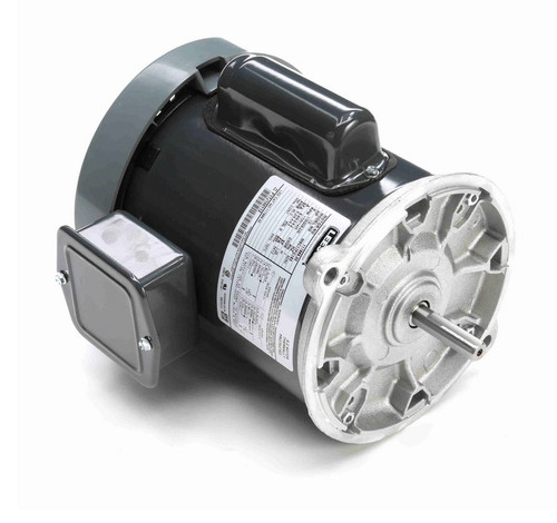 117888.00 Leeson 1/2 hp 1800 RPM 115/230V 56YZ Frame TEFC 1-Phase Auger Drive Motor