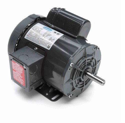 117864.00 Leeson 3/4 hp 1800 RPM 115/208-230V 56 Frame TEFC 1-Phase High-Torque Farm Motor