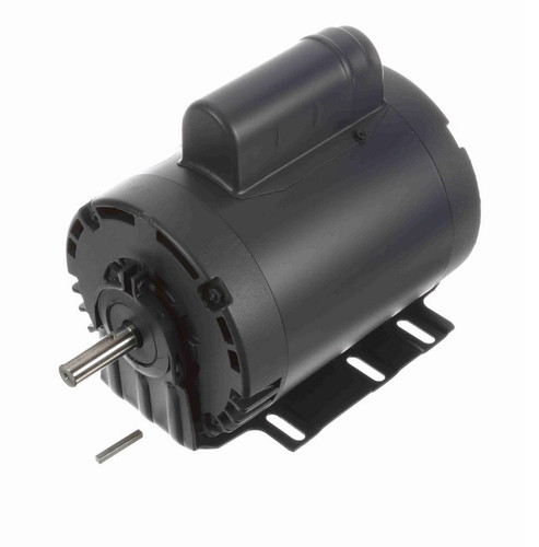 110054.00 Leeson 1 hp 1800 RPM 115/208-230V 56H Frame (Resilient Base) ODP 1-Phase Fan Motor