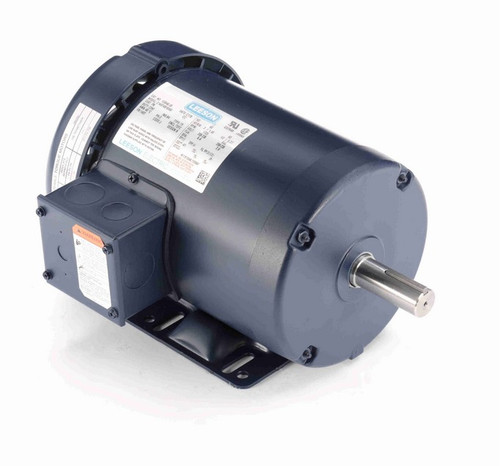 120946.00 Leeson 2 hp 1800 RPM 208-230V 145T Frame (Rigid Base) TEFC 3-Phase Variable Torque Motor