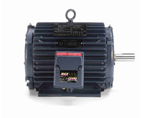 824529.00 Leeson 5 hp 1800 RPM 230/460V 184T Frame (Rigid Base) TEAO 3-Phase Cast Iron Motor