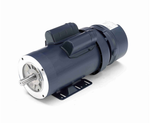121816.00 Leeson 2 hp 1800 RPM 115/208-230V 145TC Frame (Rigid Base) TEFC 1-Phase Brake Motor