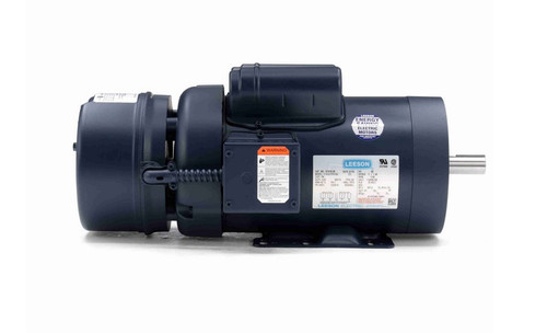 121816.00 Leeson 2 hp 1800 RPM 115/208-230V 145TC Frame (Rigid Base) TEFC 1-Phase Brake Motor