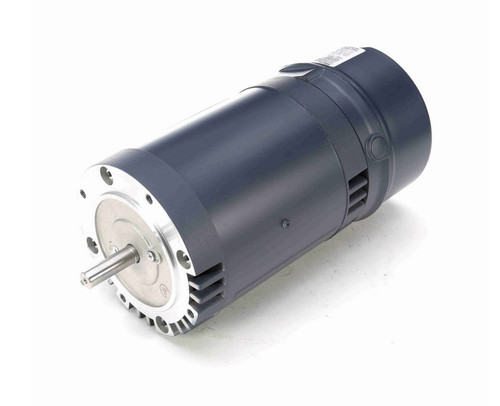 116766.00 Leeson 1 1/2 hp 1800 RPM 115/208-230V 56C Frame (No Base) ODP 3-Phase Brake Motor