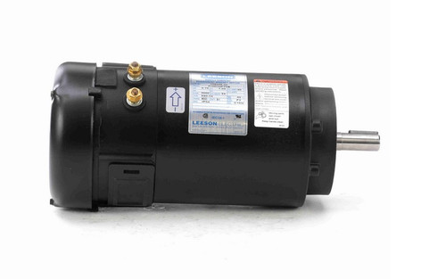 108456.00 Leeson 0.75 kW 3000 RPM 24VDC 80 Frame IP54 (No Base) TEFC DC Motor