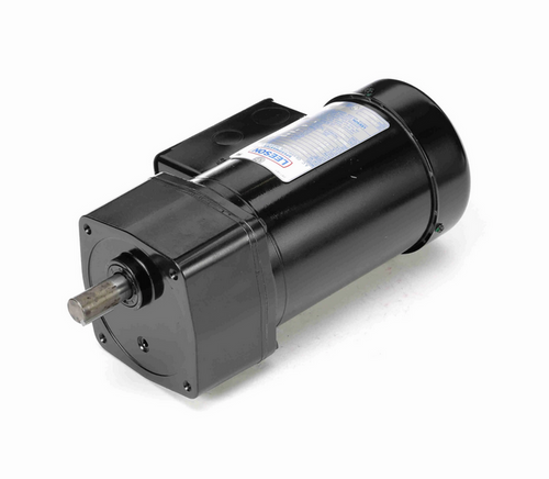 096066.00 Leeson 1/4 hp 29 RPM 208-230/460 VAC 42Y Frame (No Base) TEFC 3-Phase AC Controllable Gearmotor