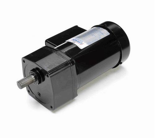 096069.00 Leeson 1/4 hp 173 RPM 208-230/460 VAC 42Y Frame (No Base) TEFC 3-Phase AC Controllable Gearmotor